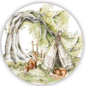 Muurcirkel - Vosjes in het bos