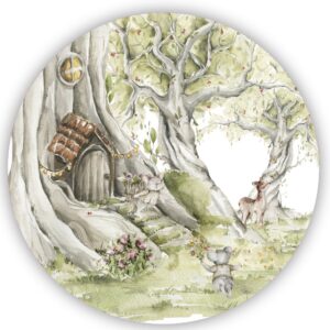 Muurcirkel - Muisjes in het bos